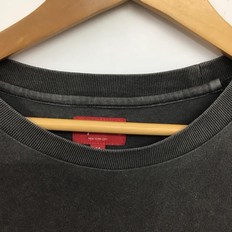 シュプリーム Supreme カットソー 長袖 23SS 葵産業刺繍グラフィック長袖Tシャツ 長袖カットソー プリントTシャツ M 刺繍 黒 / ブラック / メンズ USED 古着 中古 10137262