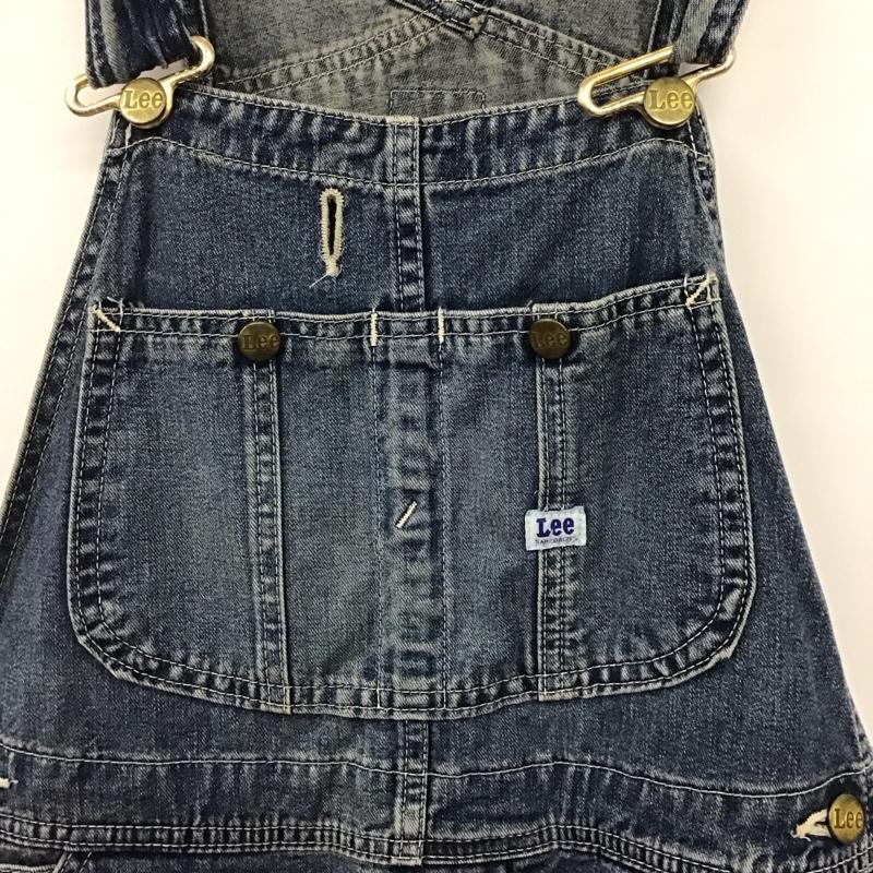 リー Lee サロペット・オーバーオール サロペット、オーバーオール デニムオーバーオール オールインワン ワイドパンツ ロゴ、文字 インディゴ / インディゴ / レディース USED 古着 中古 10134237