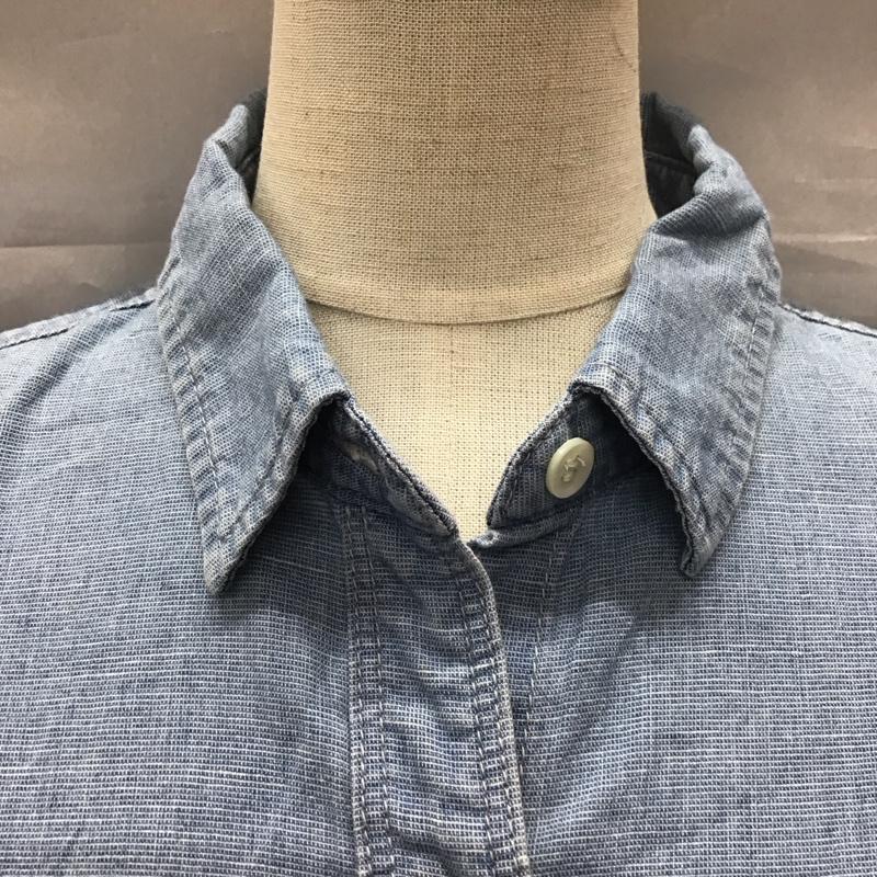 ブルーブルー BLUE BLUE ワンピース ロングスカート デニム シャツワンピース 無地 水色 / ライトブルー / レディース USED 古着 中古 10112474