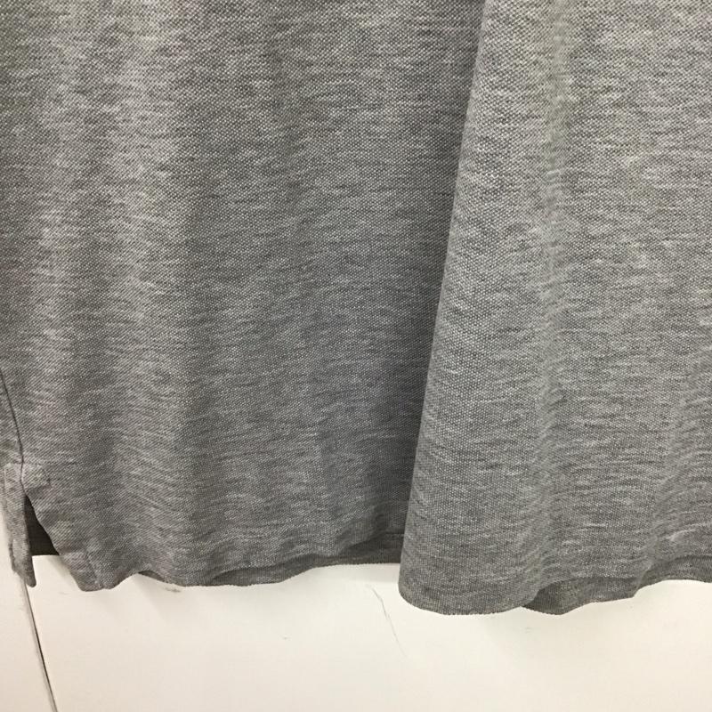 ポロラルフローレン POLO RALPH LAUREN ポロシャツ 半袖 半袖ポロシャツ 半袖カットソー カラーシャツ M ロゴ、文字 灰 / グレー / メンズ USED 古着 中古 10131487