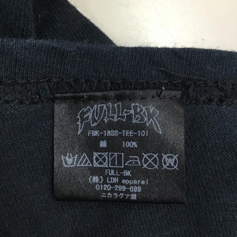 フルビーケー FULL-BK Tシャツ 半袖 半袖カットソー プリントTシャツ クルーネックカットソー プリント 黒 / ブラック / メンズ USED 古着 中古 10117101