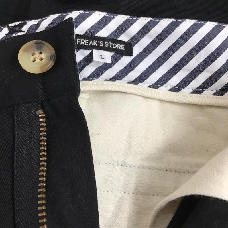 フリークスストア FREAK S STORE パンツ ショートパンツ ハーフパンツ ショートパンツ カジュアルパンツ L 無地 黒 / ブラック / メンズ USED 古着 中古 10133218
