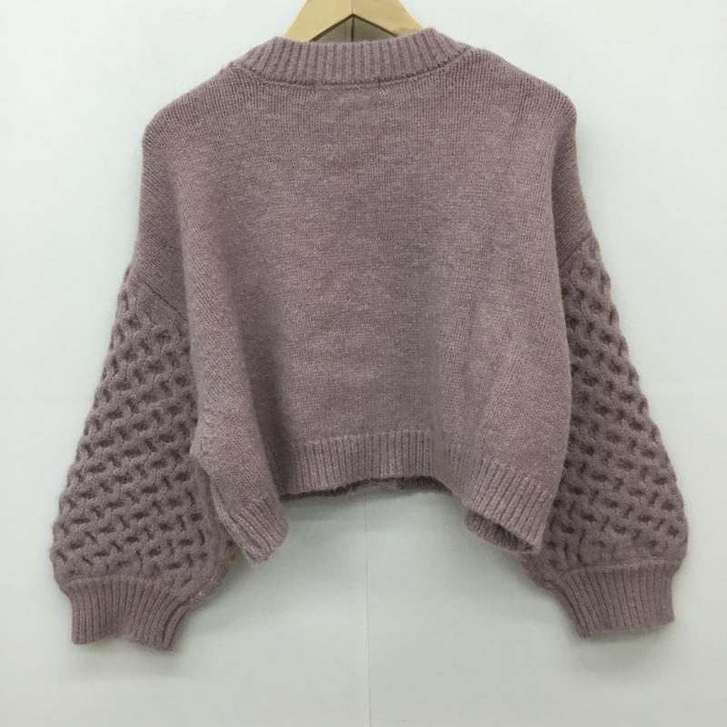 ココ ディール COCO DEAL カーディガン 長袖 2 無地 桃 / ピンク / レディース USED 古着 中古 10135635
