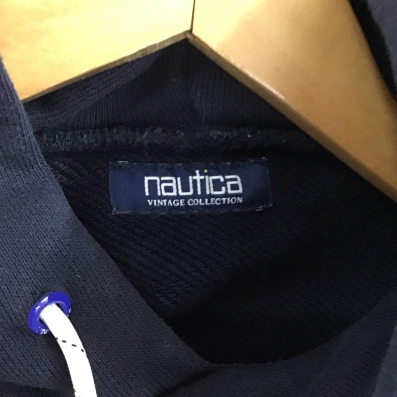 ノーティカ NAUTICA パーカー 長袖 フリークスストア M 無地 紺 / ネイビー / メンズ USED 古着 中古 10130149