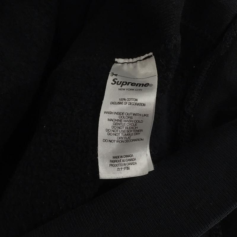 シュプリーム Supreme パーカー 長袖 21FW ArabicLogoHoodedSweatshirt 長袖パーカースウェット プルオーバー XL ロゴ、文字 黒 / ブラック /  メンズ USED 古着 中古 10125616