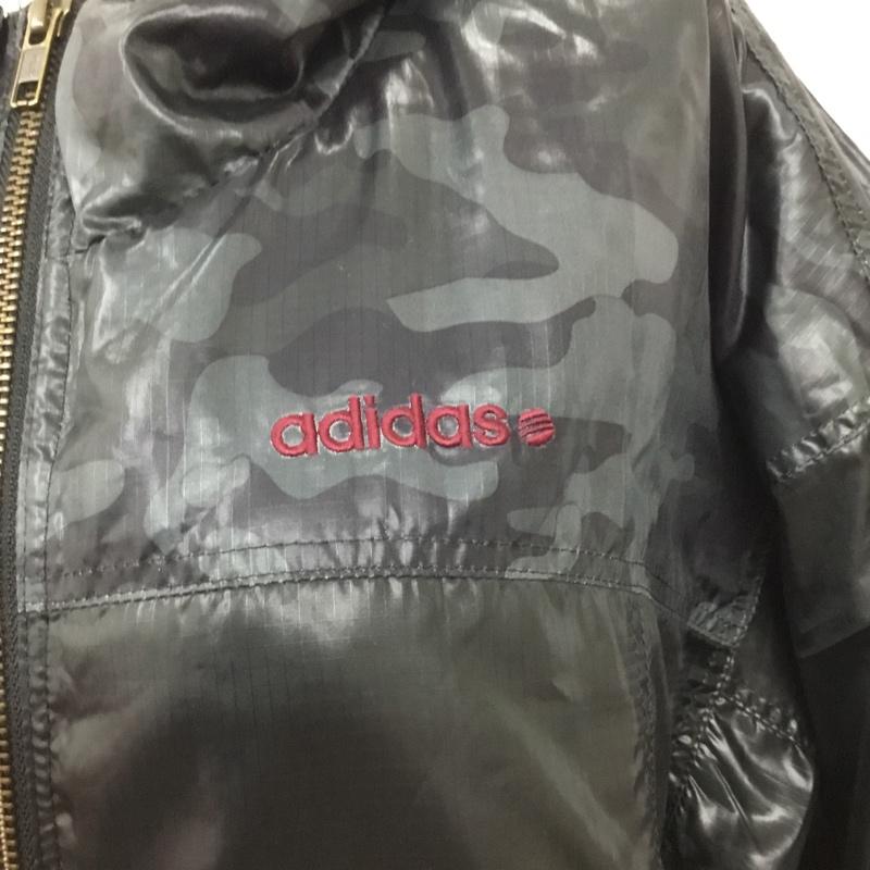 アディダスネオレーベル adidas NEO Label ジャケット、上着 ジャンパー、ブルゾン S05935 L ロゴ、文字 黒 / ブラック / レディース USED 古着 中古 10113289