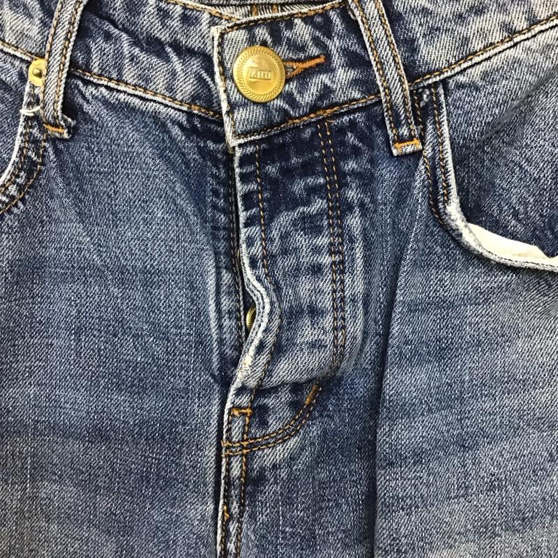 キス KITH パンツ デニム、ジーンズ デニムパンツ スリムパンツ カジュアルパンツ 30インチ 無地 インディゴ / インディゴ / メンズ USED 古着 中古 10135836