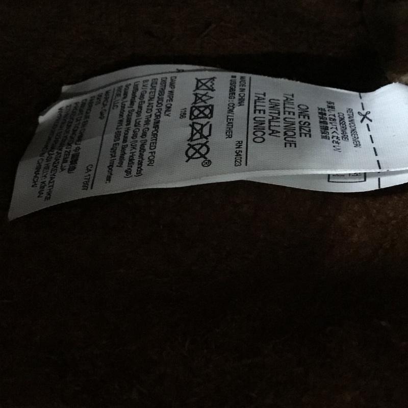 ギャップ GAP ショルダーバッグ ショルダーバッグ レザーバッグ 牛革 無地 茶 / ブラウン / メンズ USED 古着 中古 10134637