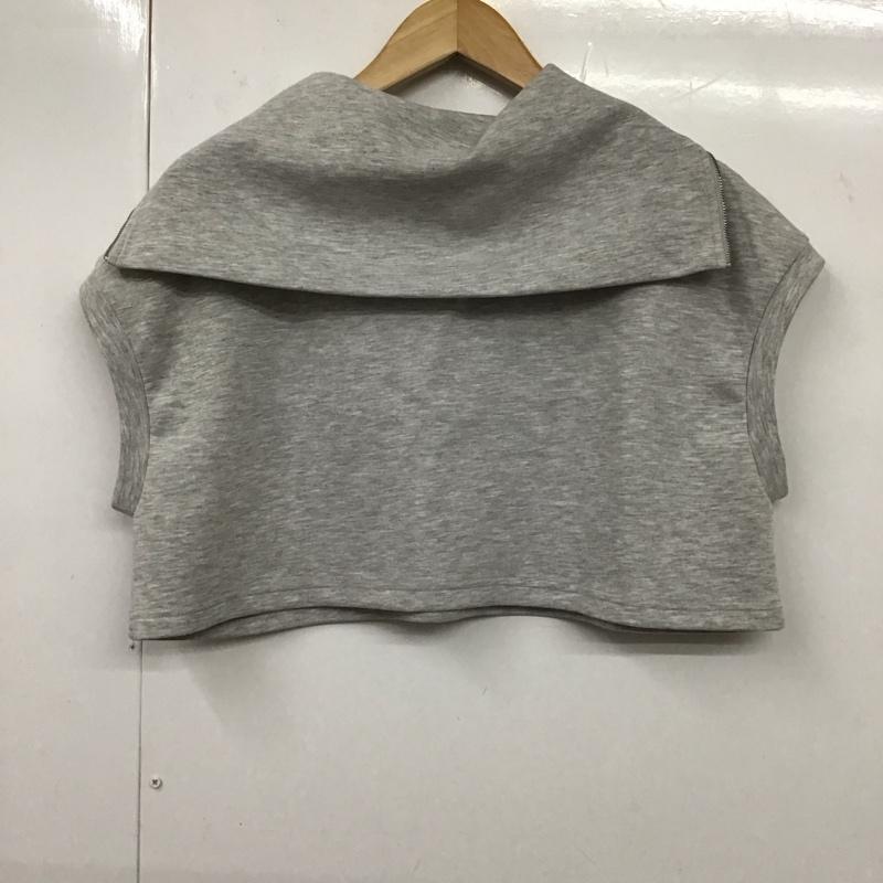 ダブルクローゼット w closet ベスト ベスト FREE 無地 灰 / グレー / レディース USED 古着 中古 10131037