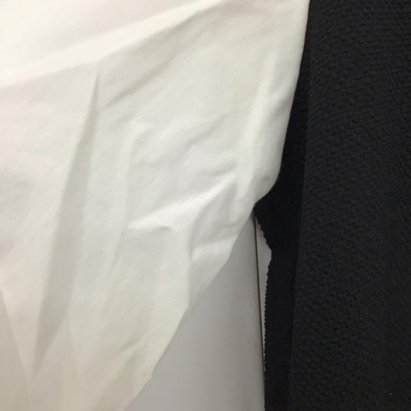 ザラ ZARA カットソー 長袖 S 無地 白 / ホワイト / X 黒 / ブラック / レディース USED 古着 中古 10129659