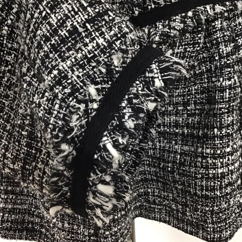 ザラ ZARA ジャケット、上着 ジャケット、ブレザー 7901 031 108 ノーカラー タグ付き M 黒 / ブラック / X 白 / ホワイト / レディース USED 古着 中古 10112359