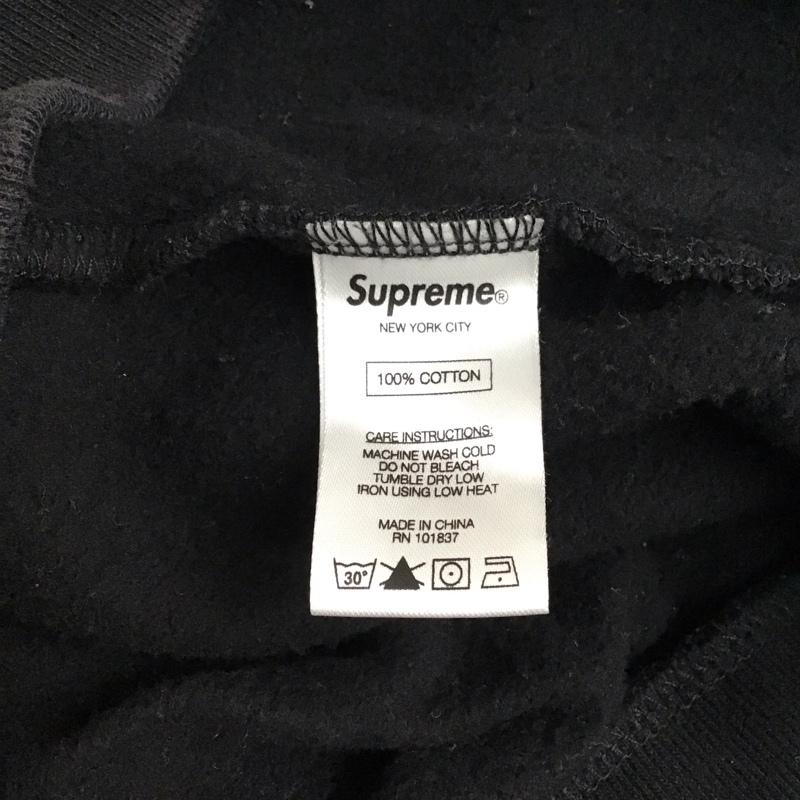 シュプリーム Supreme カットソー 長袖 16FW RugbySweatshirt 長袖カットソー M ロゴ、文字 黒 / ブラック / メンズ USED 古着 中古 10117266