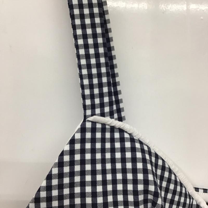 ザラ ZARA キャミソール キャミソール ビスチェ S チェック 白 / ホワイト / X 紺 / ネイビー / レディース USED 古着 中古 10136871