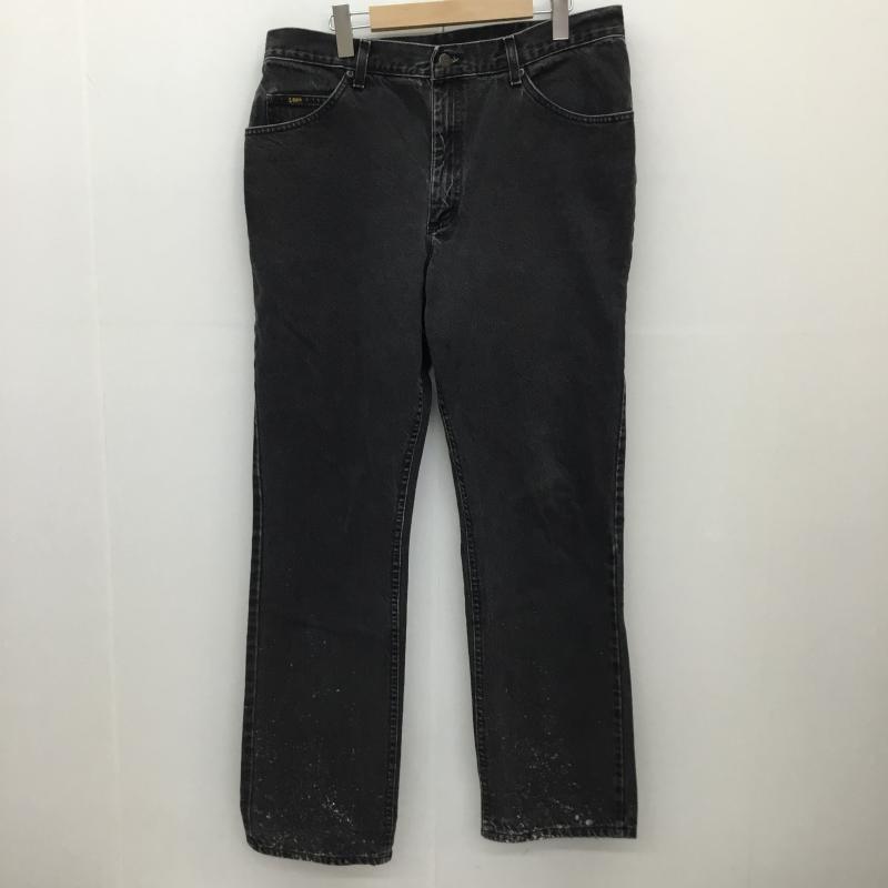 リー Lee パンツ デニム、ジーンズ 200-8908 38 無地 黒 / ブラック / メンズ USED 古着 中古 10135817