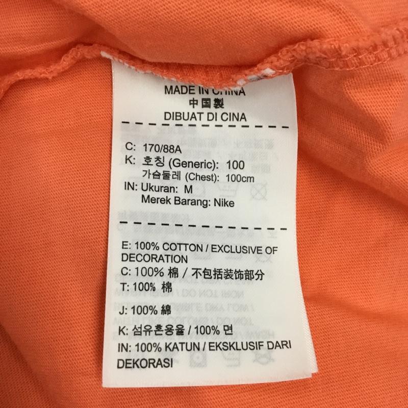 ナイキ NIKE Tシャツ 半袖 bq0827-680 オフホワイトNRGA6Tシャツ 半袖カットソー プリントTシャツ M プリント 橙 / オレンジ / メンズ USED 古着 中古 10116596