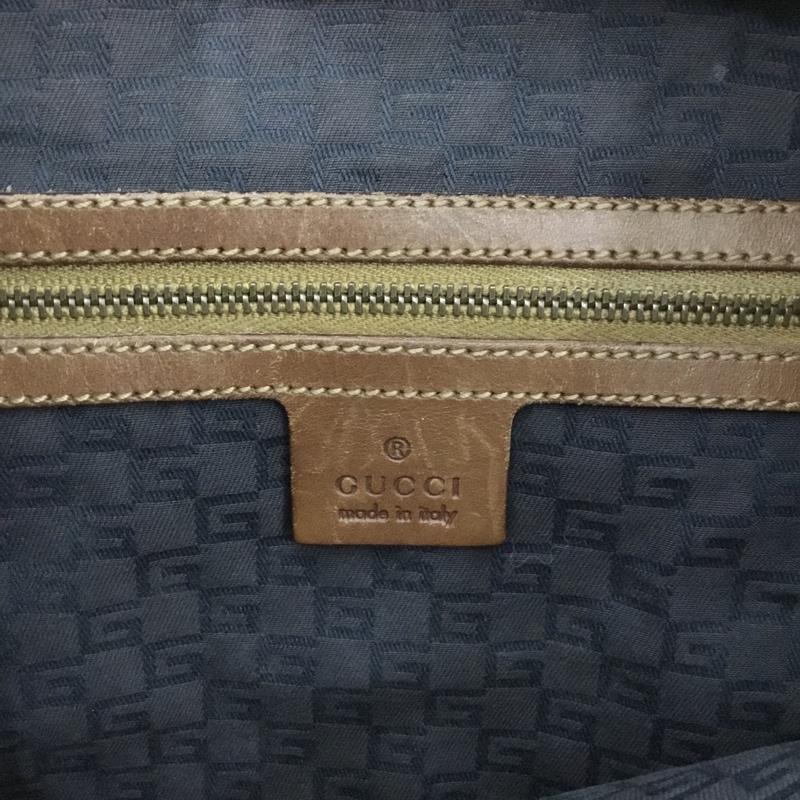 グッチ GUCCI トートバッグ トートバッグ 106663 レザー ワンショルダー 三日月型 ロゴ、文字 茶 / ブラウン / レディース USED 古着 中古 10129107