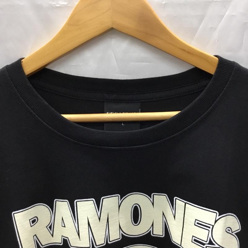古着 USED Tシャツ 半袖 半袖カットソー プリントTシャツ クルーネックカットソー バンドTシャツ L プリント 黒 / ブラック / メンズ USED 古着 中古 10106912
