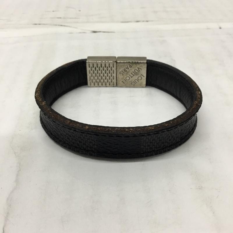 ルイヴィトン LOUIS VUITTON アクセサリー ブレスレット、バングル BC0197 グラフィット ロゴ、文字 黒 / ブラック / レディース USED 古着 中古 10114550