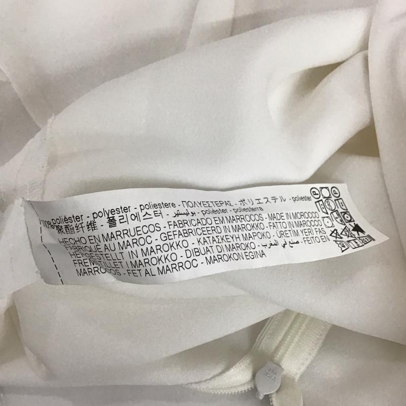 ザラ ZARA ワンピース・ドレス・オールインワン ワンピース・ドレス・オールインワン 2220 878 712 オールインワン ノースリーブ L 無地 白 / ホワイト / レディース USED 古着 中古 10112358