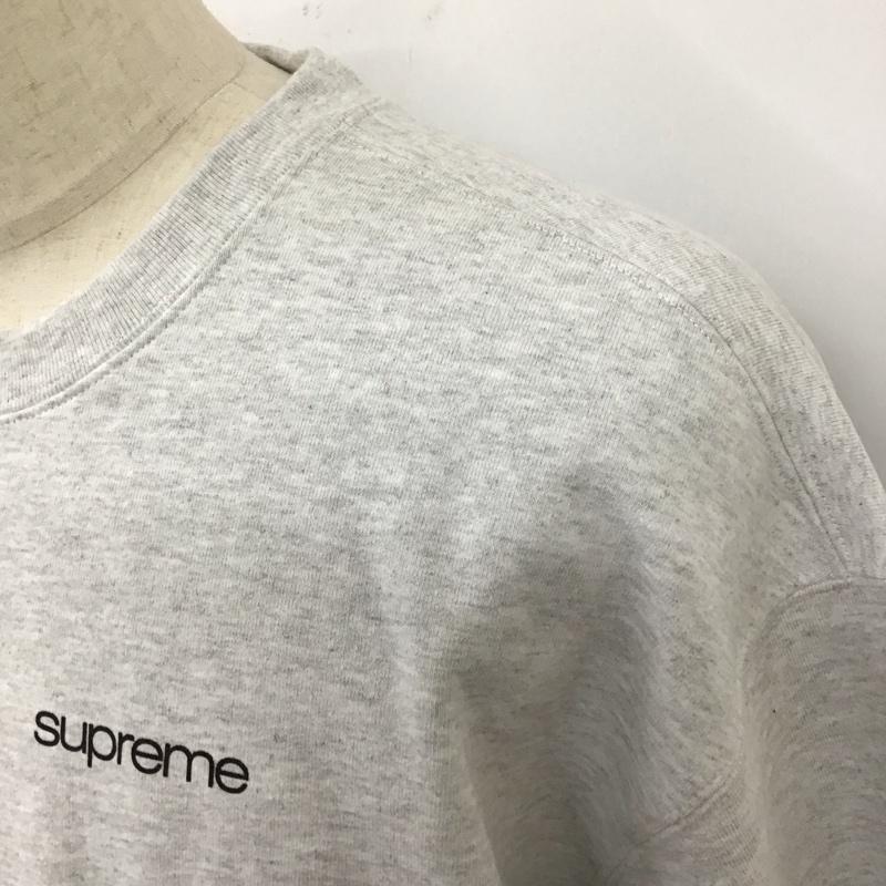 シュプリーム Supreme トレーナー 長袖 23aw nyccrewneck 長袖トレーナー スウェット L ロゴ、文字 灰 / グレー / メンズ USED 古着 中古 10115140