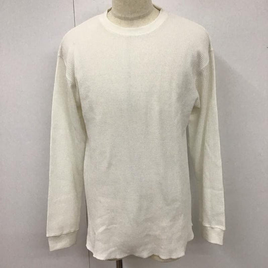 チャオパニック CIAOPANIC カットソー 長袖 長袖カットソー クルーネックカットソー ロングスリーブカットソー 無地Tシャツ L 無地 白 / ホワイト /  メンズ USED 古着 中古 10112992