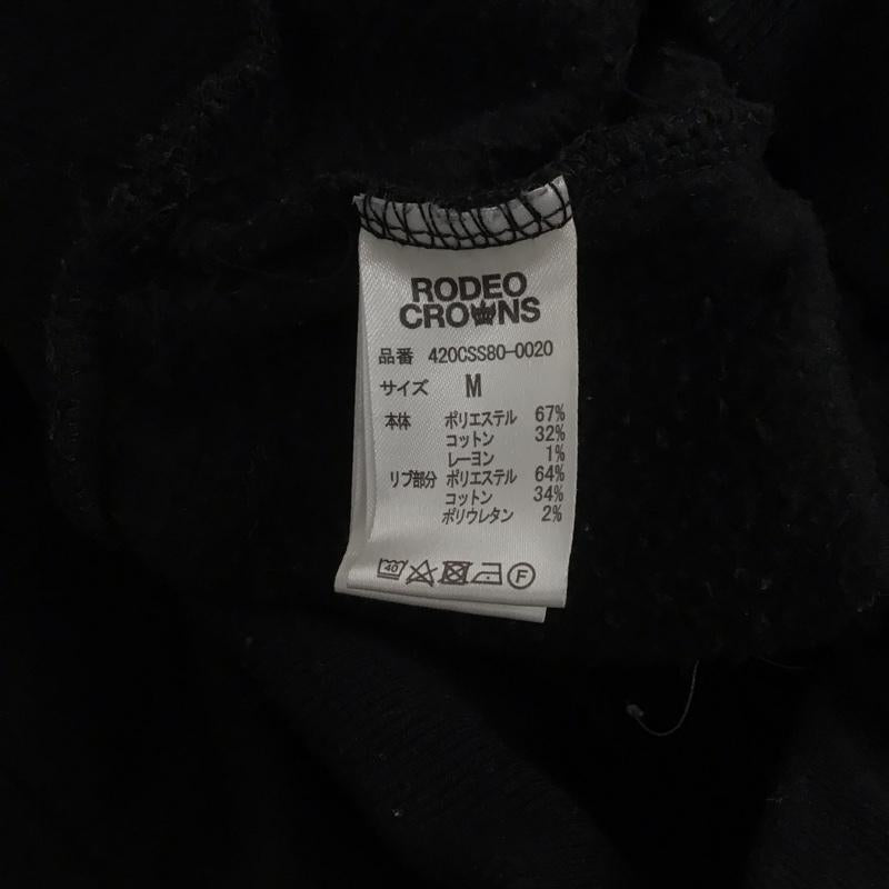 ロデオクラウンズ Rodeo Crowns パーカー 長袖 420css80-0020 長袖パーカー プルオーバーパーカー M 無地 黒 / ブラック / レディース USED 古着 中古 10124743