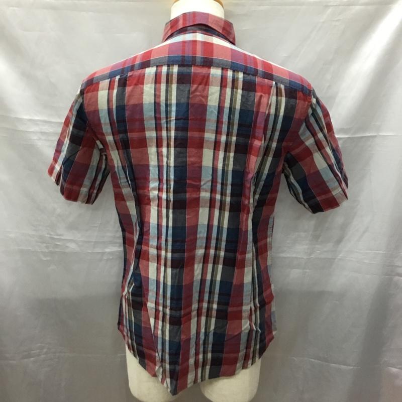 エディーバウアー Eddie Bauer シャツ、ブラウス 半袖 半袖シャツ カラーシャツ 半袖カットソー チェックシャツ S チェック マルチカラー / マルチカラー /  メンズ USED 古着 中古 10113541