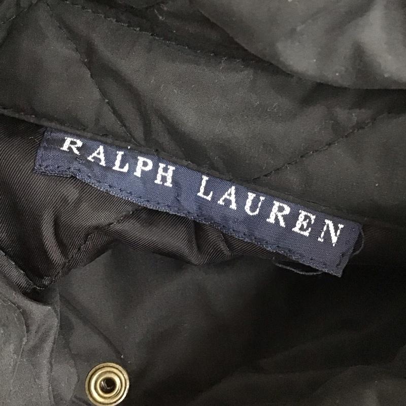 ラルフローレン RALPHLAUREN ジャケット、上着 ジャンパー、ブルゾン キルティングジャケット カラージャケット ボタン前開ジャケット ロングコート 無地 黒 / ブラック / レディース USED 古着 中古 10113801