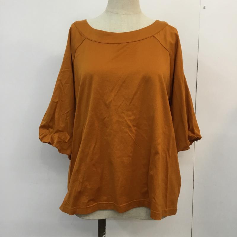 センスオブプレイスバイアーバンリサーチ SENSE OF PLACE by URBAN RESEARCH カットソー 半袖 FREE 無地 茶 / ブラウン /  レディース USED 古着 中古 10049214