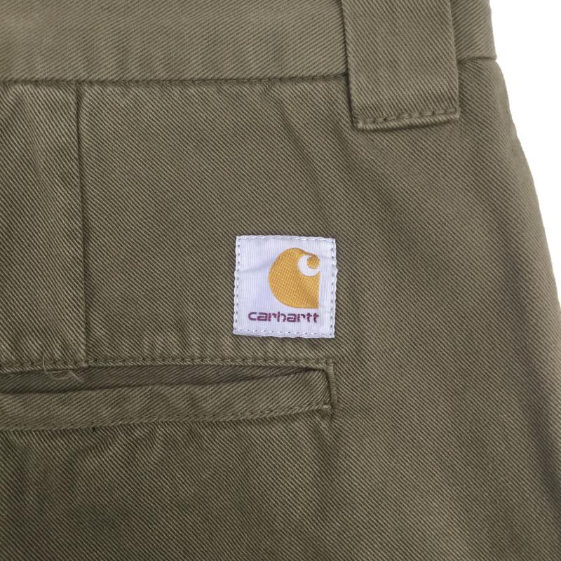 カーハートダブリューアイピー Carhartt WIP パンツ ワークパンツ、ペインターパンツ BRANDFORD PAMT 33インチ 無地 カーキ / カーキ / メンズ USED 古着 中古 10128841