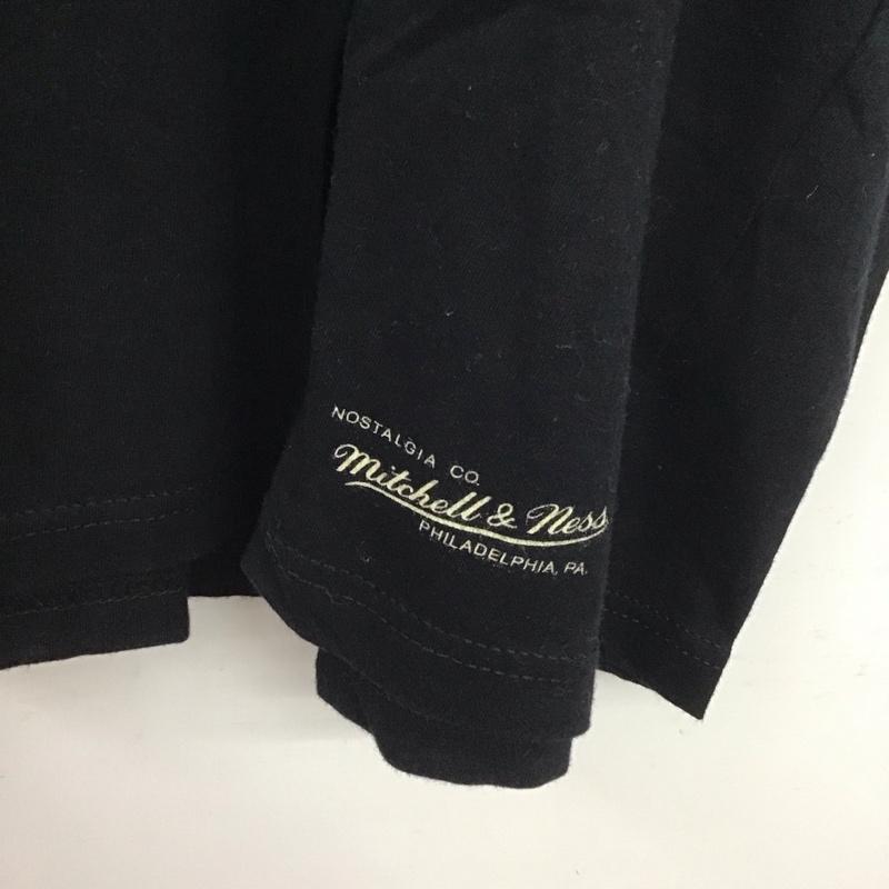 ミッチェルアンドネス Mitchell&Ness Tシャツ 半袖 半袖カットソー プリントTシャツ クルーネックカットソー XL ロゴ、文字 黒 / ブラック / メンズ USED 古着 中古 10137953
