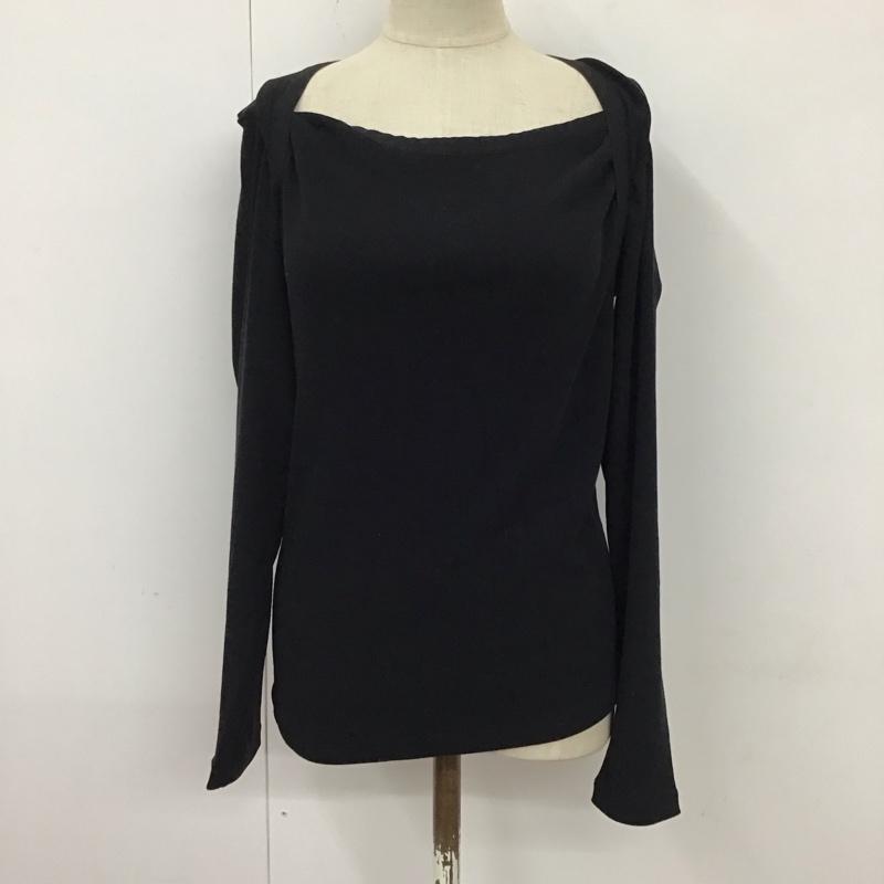 ワイズ Y s カットソー 長袖 無地 黒 / ブラック / レディース USED 古着 中古 10118823
