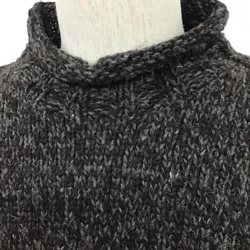 アルテサニア ARTESANIA ニット、セーター 長袖 M 無地 茶 / ブラウン / メンズ USED 古着 中古 10106068