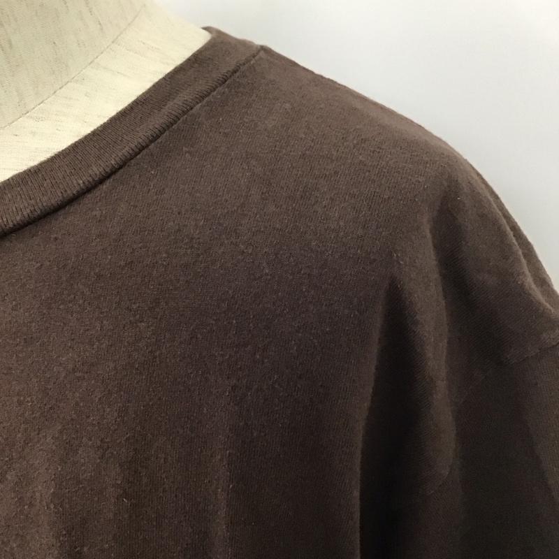 カーハート Carhartt Tシャツ 半袖 半袖カットソー プリントTシャツ クルーネックカットソー 80s 90s L 無地 茶 / ブラウン / メンズ USED 古着 中古 10107238