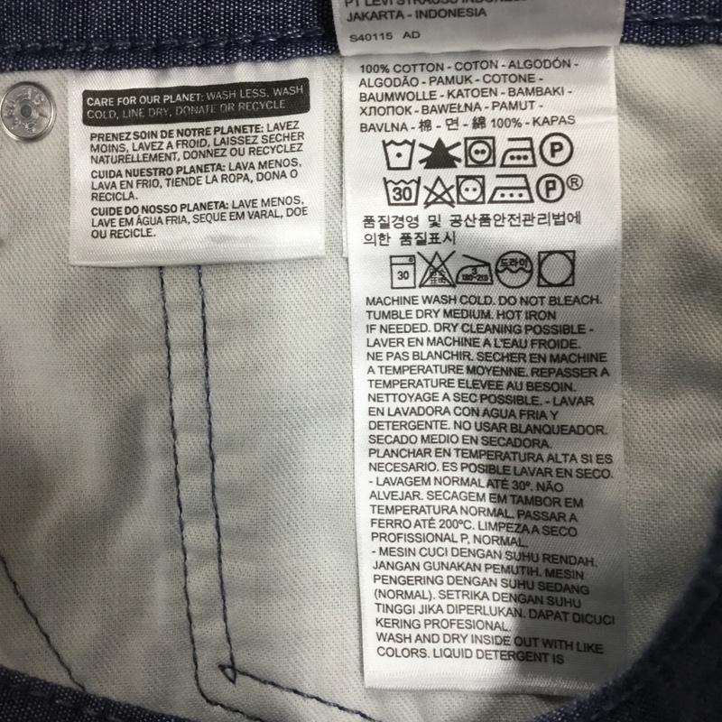 リーバイストラウスアンドコー Levi Strauss & co. パンツ ショートパンツ ハーフパンツ デニムショートパンツ カジュアルパンツ 36 無地 インディゴ / インディゴ / メンズ USED 古着 中古 10108387