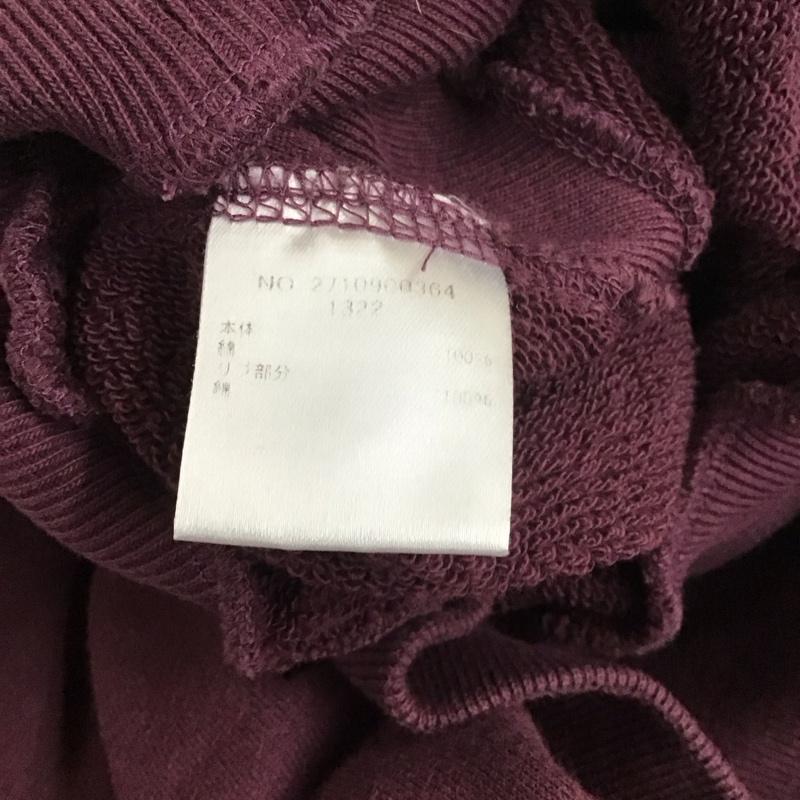 ロンハーマン Ron Herman トレーナー 長袖 2710900364 スウェット 無地 えんじ / ワインレッド / レディース USED 古着 中古 10113661