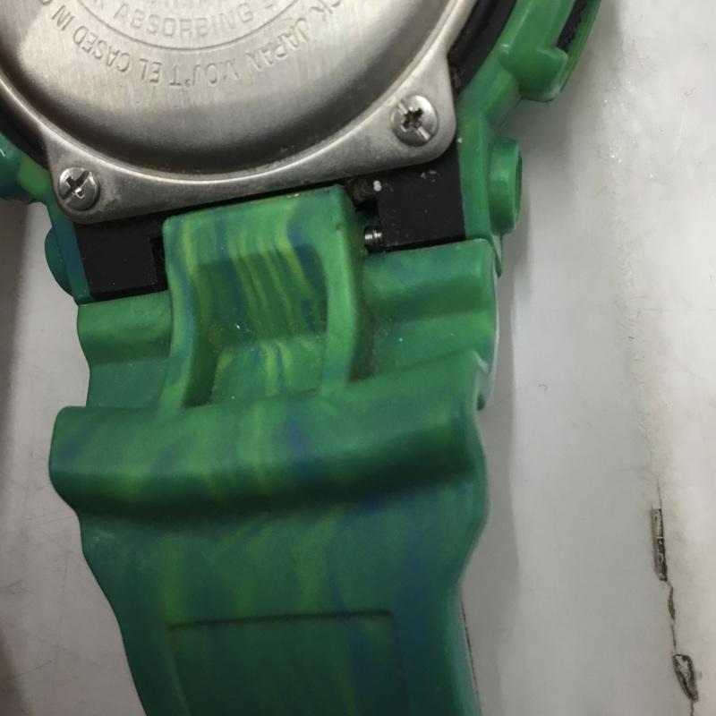 ジーショック G-SHOCK 腕時計 アナログ(クォーツ式) GAX-100MB デジタル マーブル ロゴ、文字 緑 / グリーン / メンズ USED 古着 中古 10113738