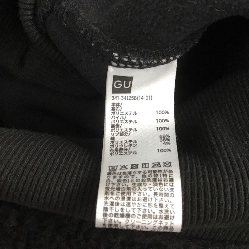ジーユー GU ジャケット、上着 ジャンパー、ブルゾン 341-341258 SOPH 1MW ボア L ロゴ、文字 黒 / ブラック / メンズ USED 古着 中古 10106929