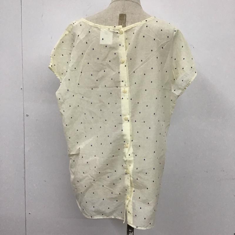 ニコアンド niko and... シャツ、ブラウス 半袖 アイボリー / アイボリー / レディース USED 古着 中古 10106466