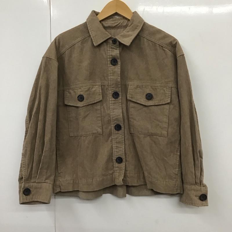 アズールバイマウジー AZUL BY MOUSSY ジャケット、上着 ジャケット、ブレザー 250CAH30-234H CORDUROY BIG POCKET M 無地 茶 / ブラウン / レディース USED 古着 中古 10130371