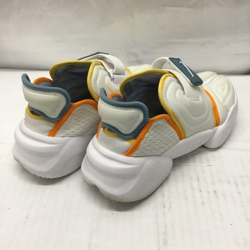ナイキ NIKE スニーカー スニーカー DJ4669-100 W AQUA RIFT 24cm 24.0cm ワンポイント 白 / ホワイト / X 橙 / オレンジ / X 黄 / イエロー / X 水色 / ライトブルー / レディース USED 古着 中古 10106284