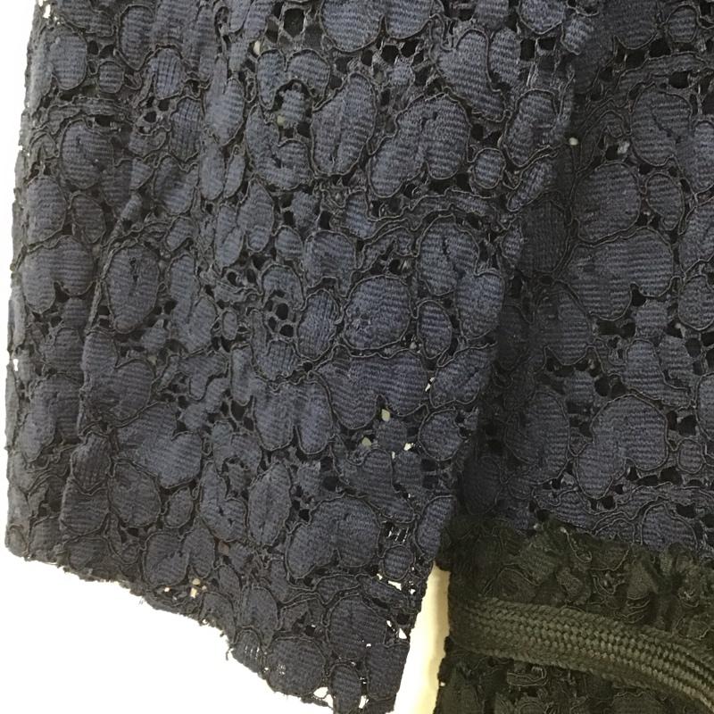 ザラウーマン ZARA WOMAN カットソー 七分袖 XS 無地 紺 / ネイビー / レディース USED 古着 中古 10129319