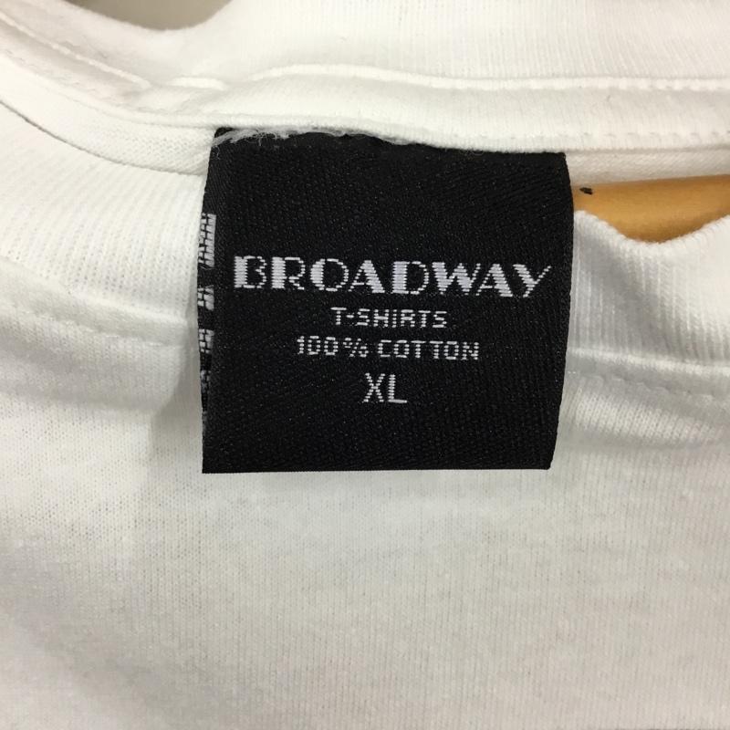 古着 USED Tシャツ 半袖 半袖カットソー プリントTシャツ クルーネックカットソー XL プリント 白 / ホワイト / メンズ USED 古着 中古 10108351