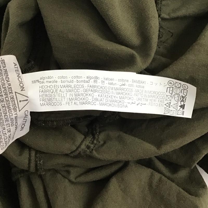 ザラ ZARA ワンピース ミニスカート L 無地 カーキ / カーキ / レディース USED 古着 中古 10129823