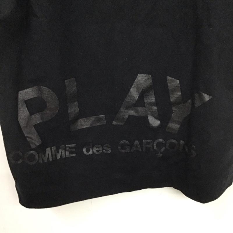 プレイコムデギャルソン PLAY COMME des GARCONS Tシャツ 半袖 L プリント 黒 / ブラック / レディース USED 古着 中古 10129863