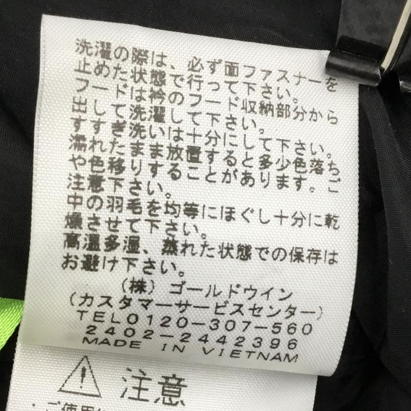 ザノースフェイス THE NORTH FACE ジャケット、上着 ダウンジャケット ND92335 NUPTSE JACKET ヌプシ ジャケット M ロゴ、文字 黒 / ブラック / メンズ USED 古着 中古 10120965