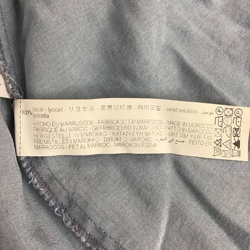 ザラ ZARA ワンピース ひざ丈スカート S 無地 水色 / ライトブルー / レディース USED 古着 中古 10107261