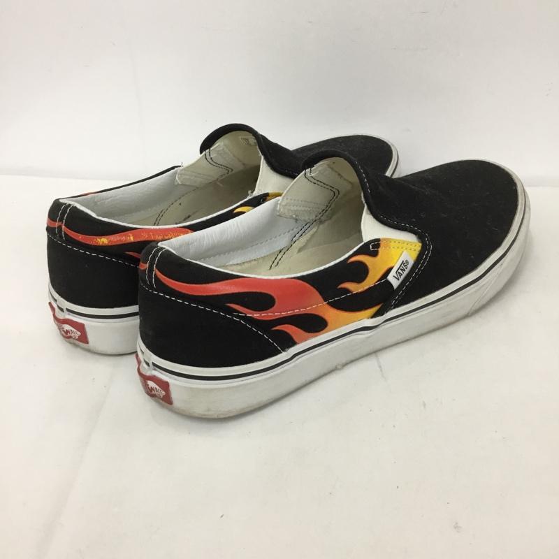 バンズ VANS スリッポン スリッポン 500714 フレイム 27.5cm 27.5cm 黒 / ブラック / X 白 / ホワイト / X 橙 / オレンジ / メンズ USED 古着 中古 10125406