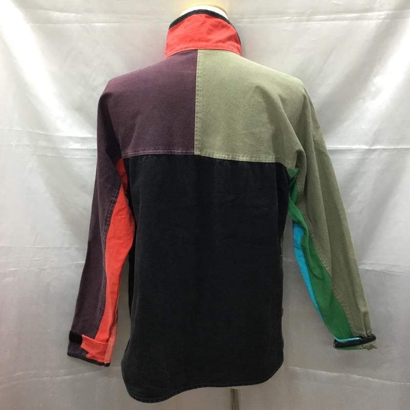 カブー KAVU ジャケット、上着 ジャケット、ブレザー プルオーバージャケット 長袖カットソー アウトドア アウター M ロゴ、文字 マルチカラー / マルチカラー /  メンズ USED 古着 中古 10108445