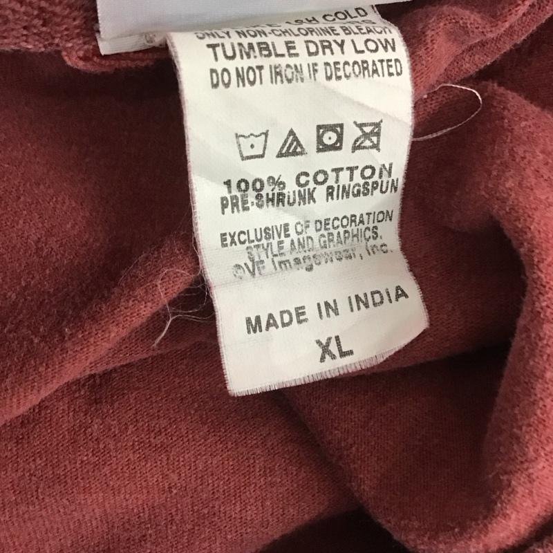 マジェスティック MAJESTIC Tシャツ 半袖 半袖カットソー プリントTシャツ クルーネックカットソー 古着 XL プリント えんじ / ワインレッド / メンズ USED 古着 中古 10107328